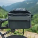 Rockbros A30 ROAD TO SKY saliekama velosipēda bagāžnieka soma 15-30L, pelēka