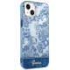 Чехол Guess Porcelain Collection для iPhone 14 Plus синий