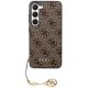 Чехол Guess для Samsung Galaxy S23 4G Charms Collection, коричневый