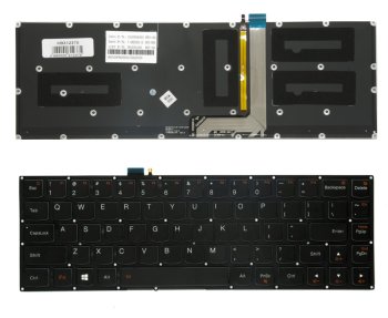 Lenovo Yoga 3 Pro 1370 klaviatūra (US), melna