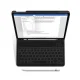 Tech-Protect SC Pen + Keyboard iPad 10.9\" 2022 atverams vāciņš maciņš grāmatiņa ar tastatūru, melns