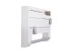 5-in-1 Wall-Mounted Foil and Paper Towel Dispenser, White