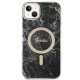 Guess Marble MagSafe Bundle for iPhone 14: Case & Wireless Charger, Black
