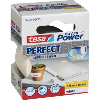 Тканевая клейкая лента Tesa extra Power Perfect 56343, 2,75 м x 38 мм