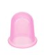 Silicone Vacuum Suction Body Face Massage Cups 4 pcs + Manual Anti Cellulite Massage Roller, Different Colors