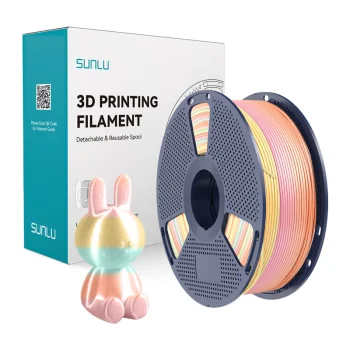 Филамент для 3D-принтера Sunlu PLA+ Silk 1.75 мм 1 кг, Rainbow 05