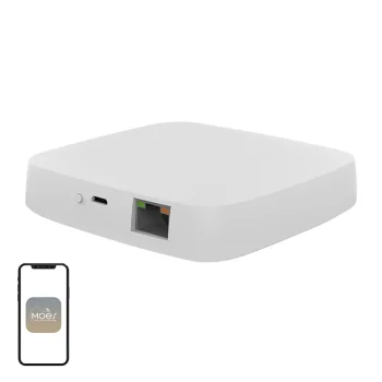 MOES ZHUB ZigBee 3.0 un Ethernet viedās mājas vadības centrs