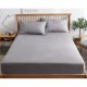 Ruhhy 180x200 cm Cotton Jersey Fitted Sheet, Grey