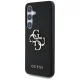 Guess Grained Big 4G Logo vāciņš Samsung Galaxy S25 Plus melns