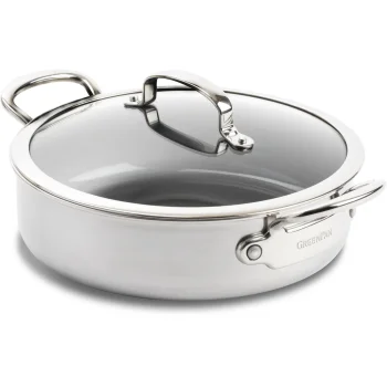 GreenPan Premiere Casserole 26 cm, Stainless Steel