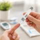 Glikometrs asins cukura mērīšanai ar 50 teststrēmelēm un 50 lancetēm