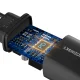 Wozinsky WGWCB USB-A USB-C 20W tīkla lādētājs, melns