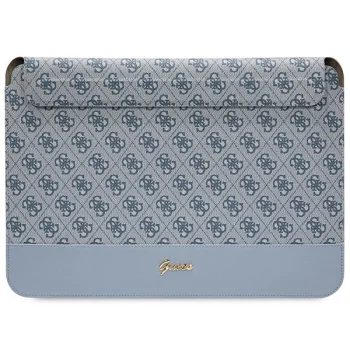 Чехол Guess 4G Stripe Metal Logo для ноутбука 14", синий