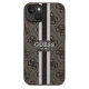 Apple iPhone 14 6.1\'\' Guess 4G Printed Stripes MagSafe Case Cover, Brown | Чехол Кейс Бампер...