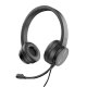 Компьютерная гарнитура Conceptronic POLONA05B Stereo USB Черная
