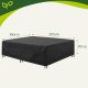 Gardlov Garden Furniture Protective Cover 205x160x70 cm, Black