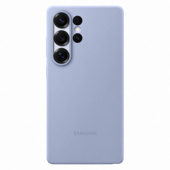 Original Samsung Galaxy S25 Ultra ( SM-S938 ) Silicone Cover Case, Light Blue (EF-PS938CLEGWW)