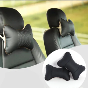 Auto galvas balsta spilveni, 2 gab., melni