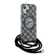 Karl Lagerfeld iPhone 15 / 14 / 13 Case IML Crossbody Monogram, Black