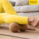 4FIZJO dubultā korķa masāžas bumba 16 cm, brūna