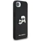 Karl Lagerfeld Fixed Glitter vāciņš iPhone 16e - Melns