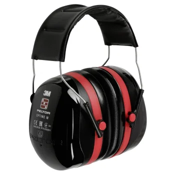 Защитные наушники 3M Peltor Optime III H540A, 35 дБ, черные/красные