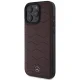 Mercedes iPhone 16 Pro Max Case Waves Leather, Red