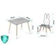 Bērnu galds ar diviem krēsliem Ricokids RC-847 Bunny | Kids Table with Two Chairs