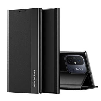 Чехол-книжка для Xiaomi Redmi Note 12 Pro+ Sleep Case Pro, черный