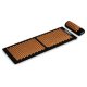 Acupressure Mat and Pillow Set Neo-Sport NS-901, Black and Gold