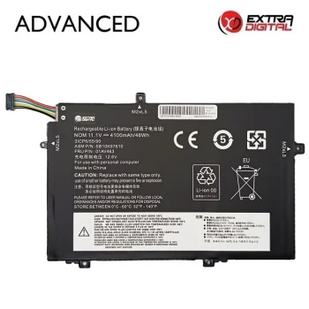 Portatīvā datora akumulators Lenovo 01AV463 Extra Digital, 4100 mAh, 11.1V