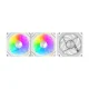 Компьютерные вентиляторы Darkflash Gauss G24 3IN1 (белые)