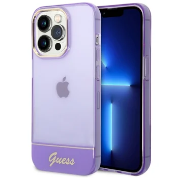 Чехол Guess Translucent для iPhone 14 Pro Max - фиолетовый