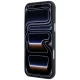 Чехол Guess для iPhone 18 Pro / 17 Pro Grained Round Strass MagSafe, черный
