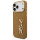 Чехол Karl Lagerfeld Karl Script Logo для iPhone 17 Pro Max - коричневый