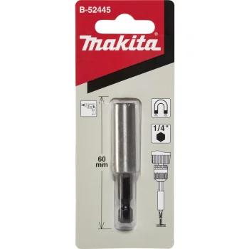 Makita B-52445 Magnetic Bit Holder 1/4 Hex 60 mm