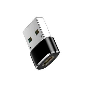 TFO USB-A uz USB-C adapteris, melns