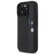 BMW M Perforated Tricolor Detail Line Case for iPhone 16 Pro Max - black
