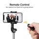 Spigen S540w Selfie Stick with Tripod Telescopic Stand and Bluetooth Remote Control, Black