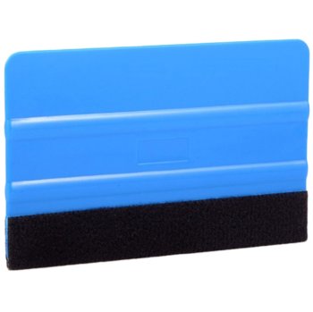 Squeegee with Felt Edge for Film Application AG448, Blue