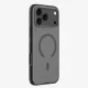 Nillkin iPhone 17 Pro Max vāciņš Super Frosted Shield Pro Magnetic, caurspīdīgs melns