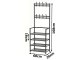 Metāla 5-līmeņu Pakaramais Apģērbiem, Apaviem, Somām | 5-Level Metal Rack Hanger