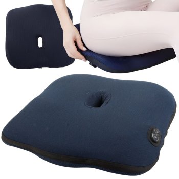 Heated Vibrating Massage Seat Cushion for Office Chair and Car