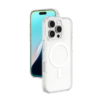 AmazingThing iPhone 16 Pro Max Case Minimal Mag Case, Transparent