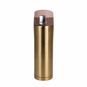 Termokrūze 450ml ceļojumiem un ikdienai, zelta