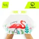 Женская силиконовая шапочка для плавания TSUNAMI Flamingo
