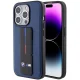 Чехол BMW для iPhone 15 Pro M Grip Stand Bicolor, темно-синий