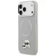 Karl Lagerfeld Karl & Choupette Pins MagSafe vāciņš iPhone 17 Pro – pelēks | Phone Case Cover