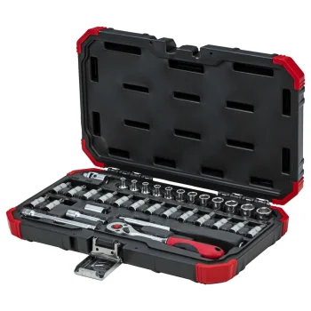 GEDORE red Socket Set 1/4" 33 Pieces 4–13 mm R49003033