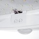 Maclean LED fasādes lampa ar kustības sensoru, 10W, IP44, 4000K, balta